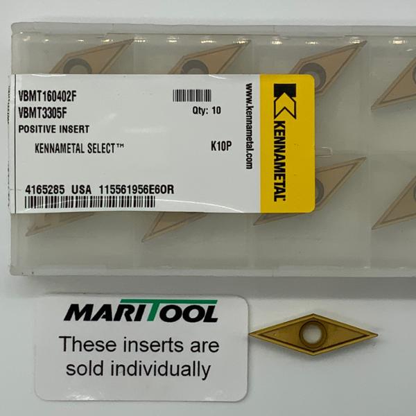 Kennametal VBMT160402F K10P ( VBMT3305F )