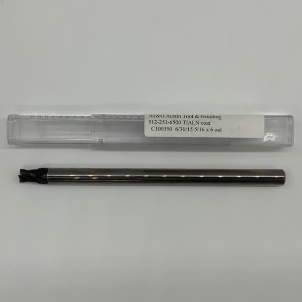 Austin Tool Solid Carbide 4 Flute Endmill .3125 (5/16) Cutting Dia X .40 Flute Length With X Long .375 Shank
