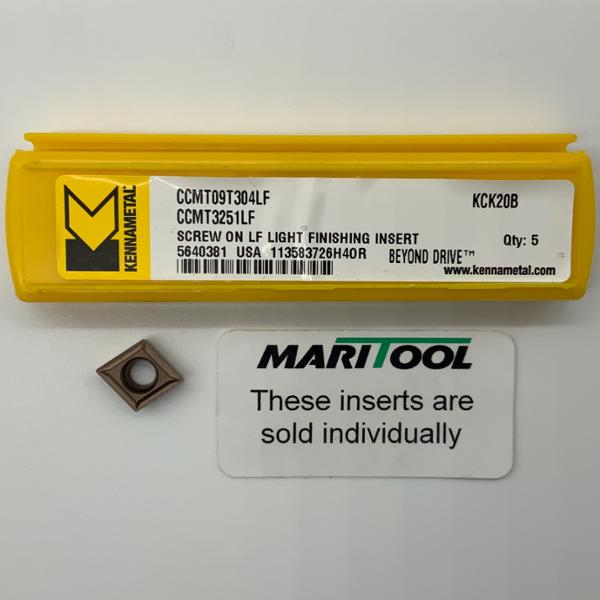 Kennametal CCMT09T304LF KCK20B ( CCMT3251LF )