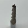 Solid Carbide 3 Flute Tapered Endmill Ball End .1875 Tip Dia X 1.7 Flute Length 1.5 Degree Taper Per Side