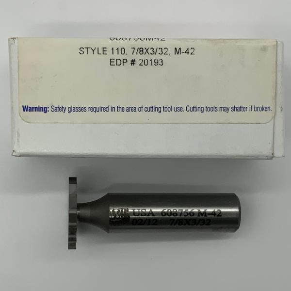 Whitney Tool Cobalt Keyseat Cutter .875 dia X .094 Thick