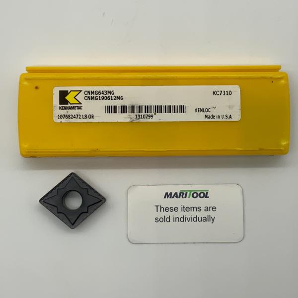 Kennametal CNMG190612MG KC7310 ( CNMG643MG )