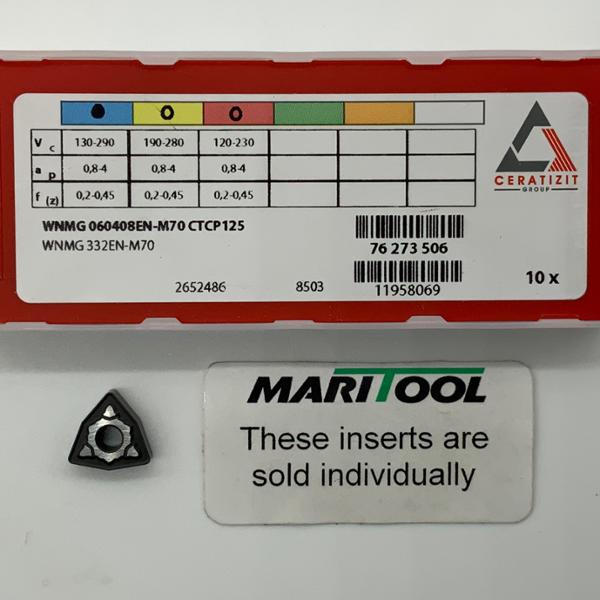 Ceratizit WNMG060408EN M70 CTCP125 ( WNMG332EN M70 )