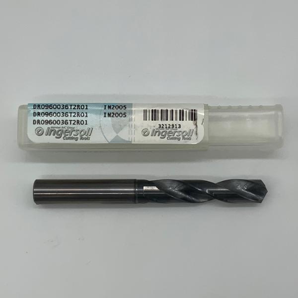 Ingersoll Solid Carbide 2 Flute Drill .3780 (9.6mm) Cutting Dia X 1.70 Flute Length Coolant Thru
