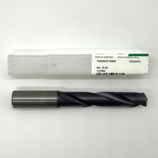 Widia Solid Carbide 2 Flute Drill .7283 (18.50mm) Cutting Dia X 3.40 Flute Length Coolant Thru