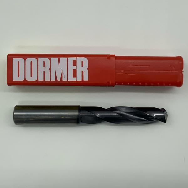 Dormer Solid Carbide 2 Flute Drill .5000 (1/2”) Cutting Dia X 1.80 Flute Length