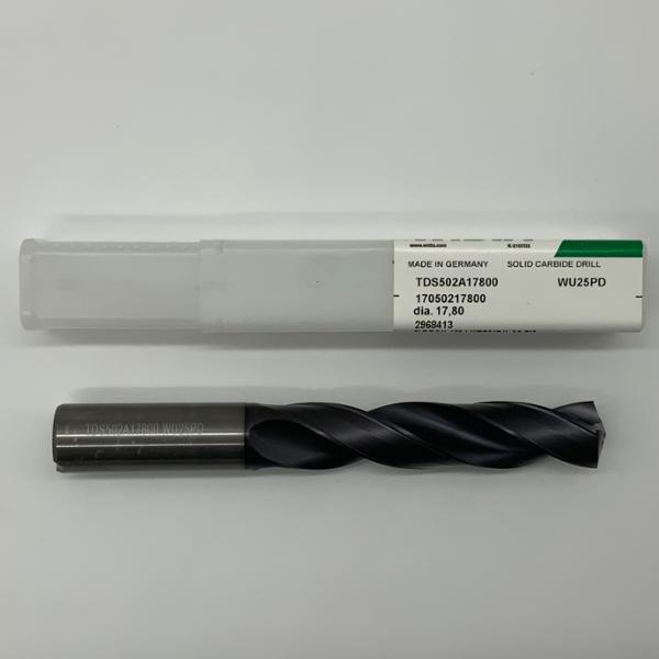 Widia Solid Carbide 2 Flute Drill .7008 (17.80mm) Cutting Dia X 3.30 Flute Length Coolant Thru