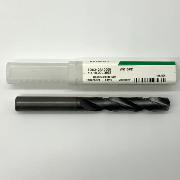 Widia Solid Carbide 2 Flute Drill .3937 (10.0mm) Cutting Dia X 2.25 Flute Length