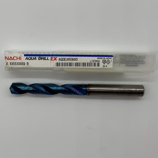 MariTool Solid Carbide 2 Flute Drill .3386 (8.6mm) Cutting Dia X 2.17 Flute Length