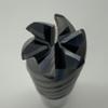 Solid Carbide 6 Flute Endmill 1.00 (25.4mm) Cutting Dia X 2.63 Flute Length With .090 Corner Radius