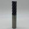 Solid Carbide 6 Flute Endmill 1.00 (25.4mm) Cutting Dia X 2.63 Flute Length With .090 Corner Radius