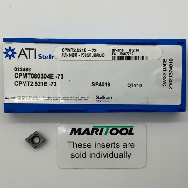 ATI Stellram CPMT080304E 73 SP4019 ( CPMT2.521E 73 )