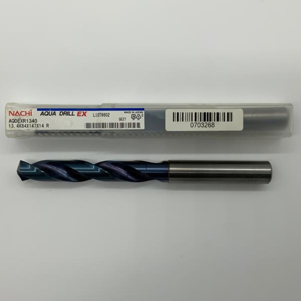 Nachi Solid Carbide 2 Flute Drill .5276 (13.4mm) Cutting Dia X 3.31 Flute Length