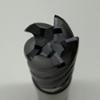 Solid Carbide Necked 5 Flute Endmill .4724 (12.0mm) Cutting Dia X 1.05 Flute Length With .039 Corner Radius