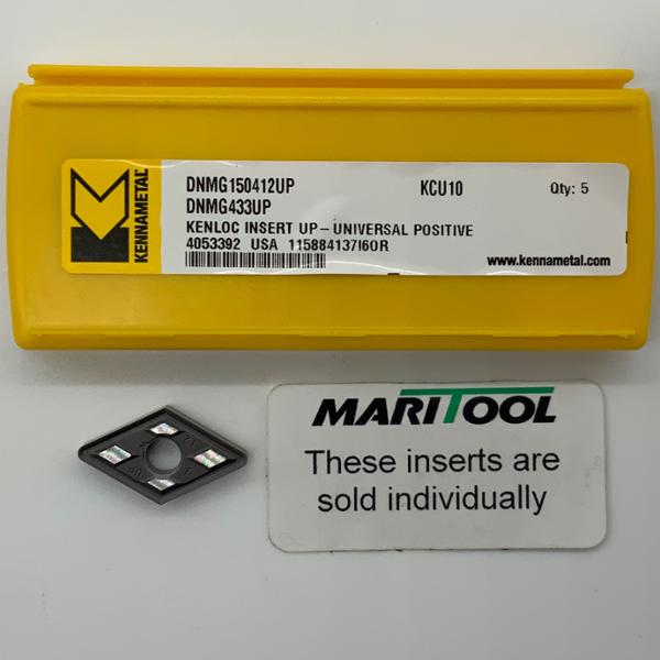 Kennametal DNMG150412UP KCU10 ( DNMG433UP )