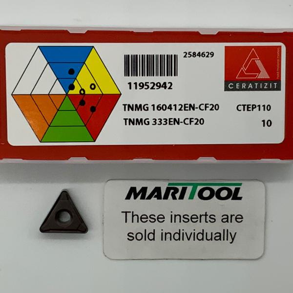 Ceratizit TNMG160412EN CF20 CTEP110 ( TNMG333EN CF20 )
