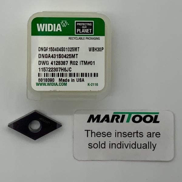 Widia DNGA150404S01025MT WBH30P ( DNGA431S0425MT )