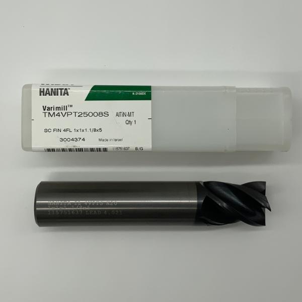 Widia Solid Carbide 4 Flute Endmill 1.000 (25.4mm) Cutting Dia X 1.13 Flute Length Varimill