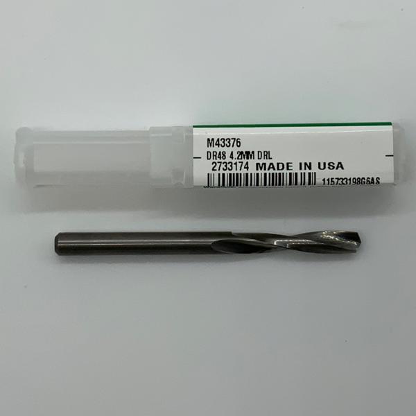 Widia Solid Carbide 2 Flute Drill .1654 (4.2mm) Cutting Dia X .95 Flute Length