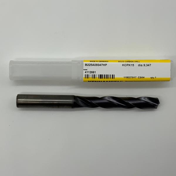 Kennametal Solid Carbide 2 Flute Drill .3680 (U) Cutting Dia X 2.16 Flute Length Coolant Thru