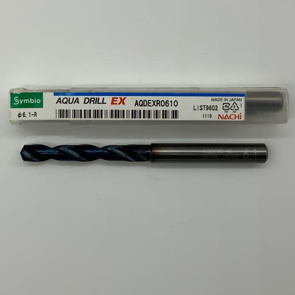 Nachi Solid Carbide 2 Flute Drill .2402 (6.1mm) Cutting Dia X 1.61 Flute Length