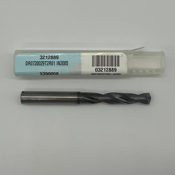Ingersoll Solid Carbide 2 Flute Drill .2835 (7.2mm) Cutting Dia X 1.40 Flute Length Coolant Thru