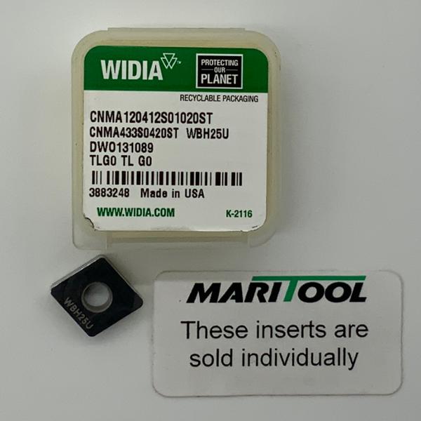 Widia CNMA120412S01020ST WBH25U ( CNMA433S0420ST )