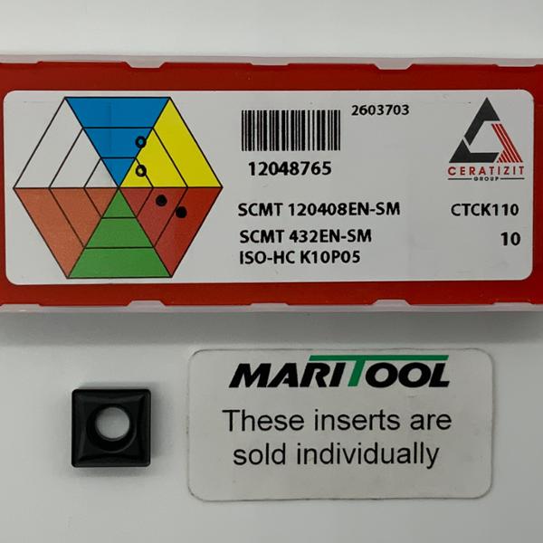 Ceratizit SCMT120408EN SM CTCK110 ( SCMT432EN SM )