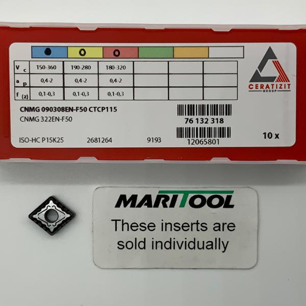 Ceratizit CNMG090308EN F50 CTCP115 ( CNMG322EN F50 )