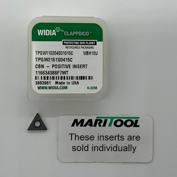 Widia TPGW110204S01015C WBH10U ( TPGW2151S0415C )