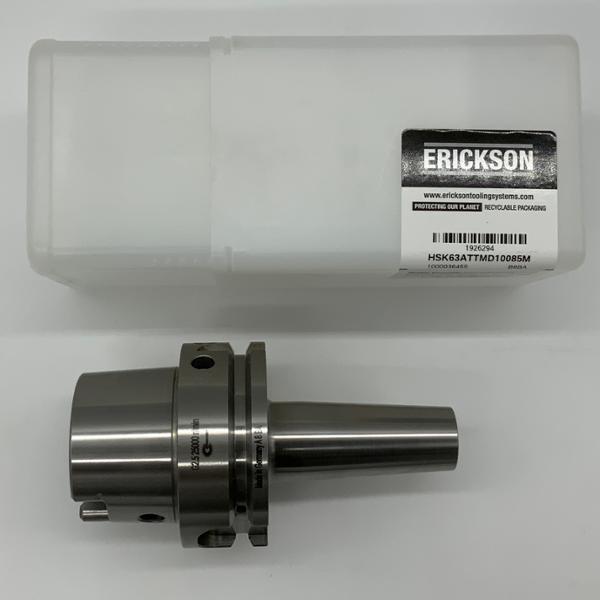 Erickson HSK63A X 10mm Shrinkfit Tool Holder X 85mm Gage Length