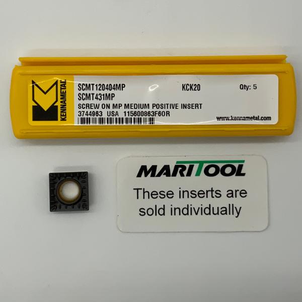 Kennametal SCMT120404MP KCK20 (SCMT431MP)