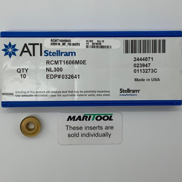 ATI Stellram RCMT1606M0E NL300