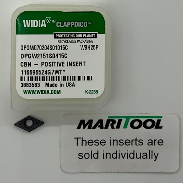 Widia DPGW070204S01015C WBH25P ( DPGW2151S0415C )