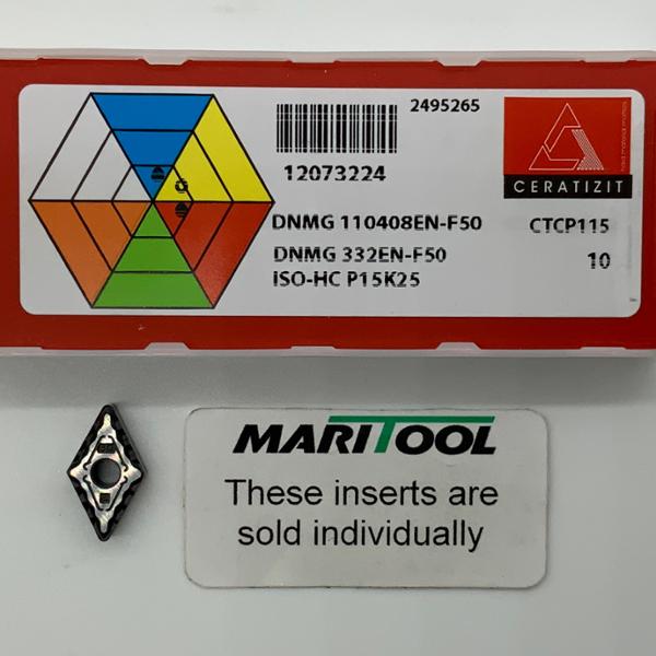 Ceratizit DNMG110408EN F50 CTCP115 ( DNMG332EN F50 )