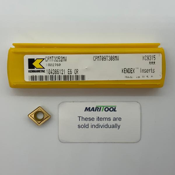 Kennametal CPMT09T308MW KC9315 ( CPMT3252MW )