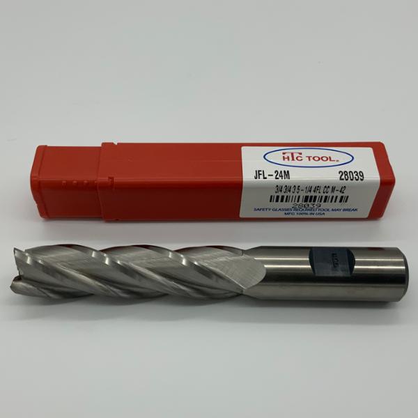 HTC Tool Cobalt 4 Flute Endmill .7500 (3/4”) Cutting Dia X 3.0 Flute Length