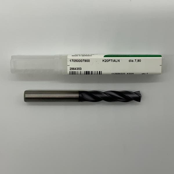 Widia Solid Carbide 2 Flute Drill .3110 (7.9mm) Cutting Dia X 1.50 Flute Length