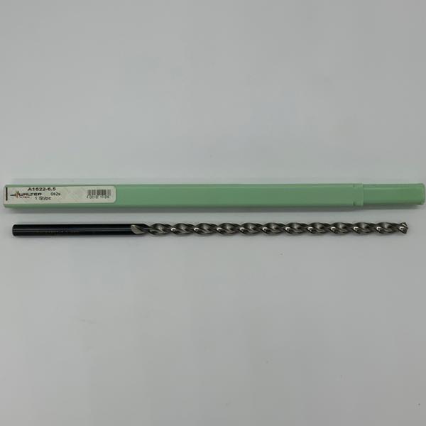 Walter HSS 2 Flute Drill .2559 (6.5mm) Cutting Dia X 5.58 Flute Length