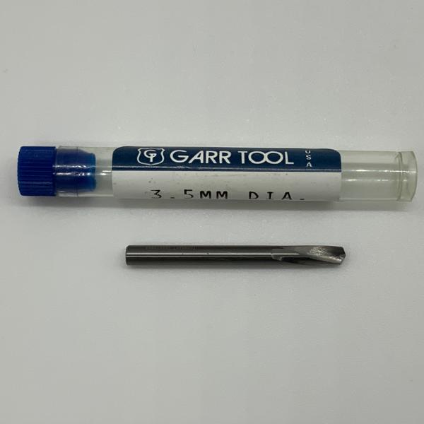 Garr Solid Carbide 2 Flute Drill .1378 (3.5 mm) Cutting Dia X .50 Flute Length