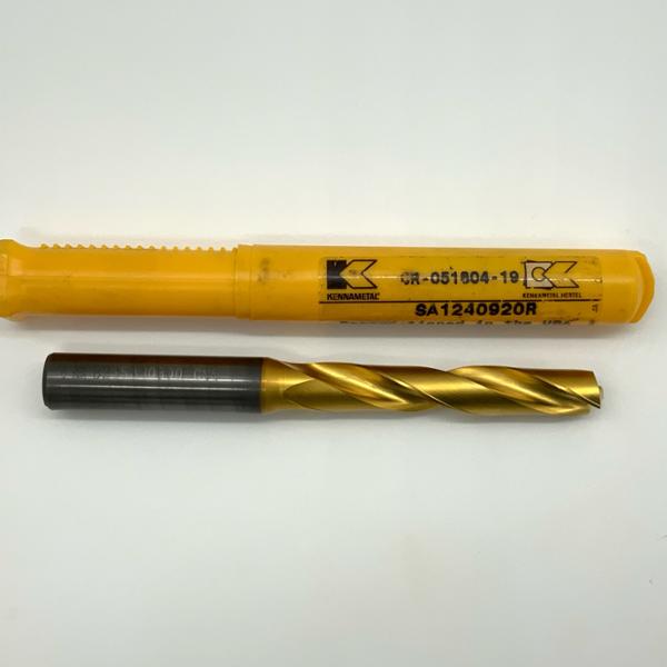 Kennametal Solid Carbide 2 Flute Drill .4173 (10.6mm) Cutting Dia X 2.30 Flute Length Coolant Thru