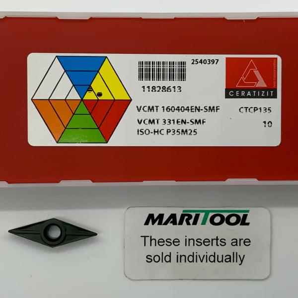 Ceratizit VCMT160404EN SMF CTCP135 ( VCMT331EN SMF )