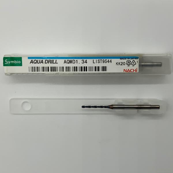 Nachi Solid Carbide 2 Flute Drill .0528 (1.34mm) Cutting Dia X .59 Flute Length
