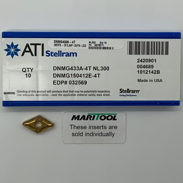 ATI Stellram DNMG150412E 4T NL300 ( DNMG433A 4T )