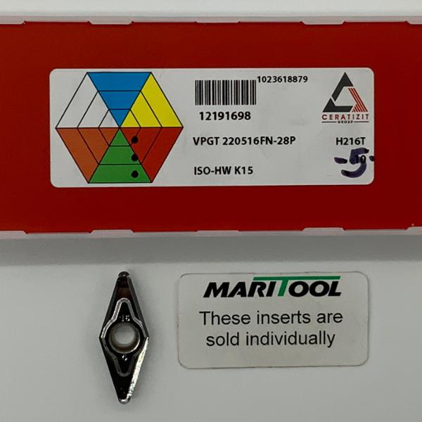 Ceratizit VPGT220516FN 28P H216T