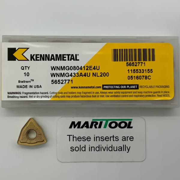 Kennametal WNMG080412E4U NL200 ( WNMG433A4U )