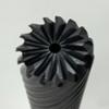 Solid Carbide 15 Flute Endmill .7874 (20mm) Cutting Dia X 1.57 Flute Length With .079 Corner Radius and Coolant Thru