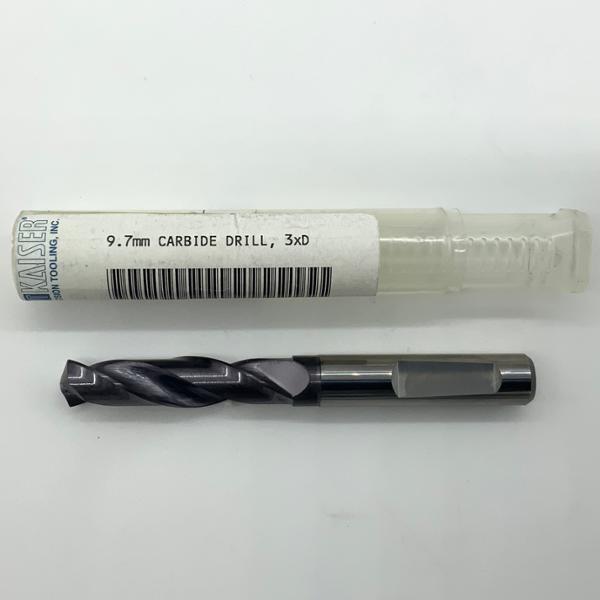 Sphinx Solid Carbide 2 Flute Drill .3819 (9.7mm) Cutting Dia X 1.42 Flute Length