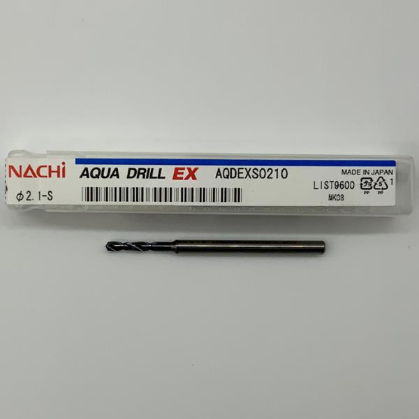 Nachi Solid Carbide 2 Flute Drill .0827 (2.1mm) Cutting Dia X .39 Flute Length