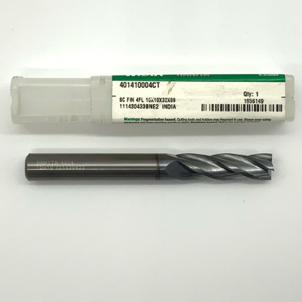 Widia Solid Carbide 4 Flute Endmill .3937 (10mm) Cutting Dia X 1.26 Flute Length